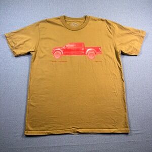 Austin Post Malone 2023 Tour Graphic T Shirt Men's XL Yellow Ford Raptor Truck